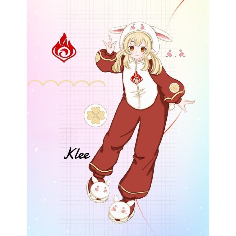 Genshin Impact Hu Tao Zhongli Anime Cosplay Plush Onesie Pajamas Funny Unisex Winter Costume Halloween Party Outfit - Coscosmos