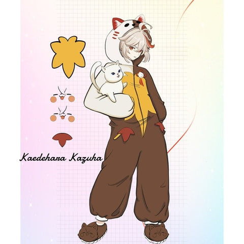 Genshin Impact Hu Tao Zhongli Anime Cosplay Plush Onesie Pajamas Funny Unisex Winter Costume Halloween Party Outfit - Coscosmos