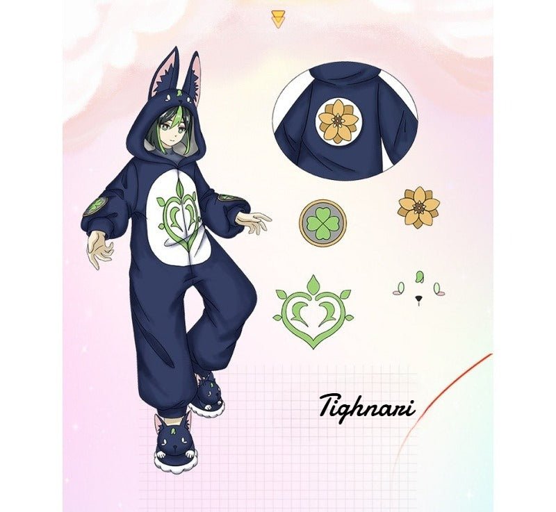 Genshin Impact Hu Tao Zhongli Anime Cosplay Plush Onesie Pajamas Funny Unisex Winter Costume Halloween Party Outfit - Coscosmos