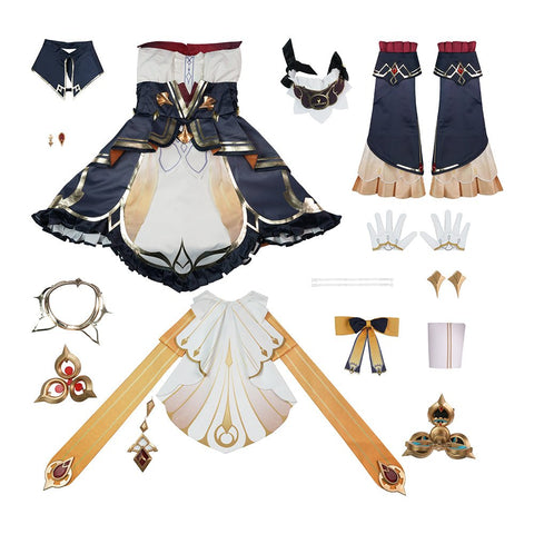 Genshin Impact Il Dottore Cosplay Costume Full Set for Game Fans - Coscosmos