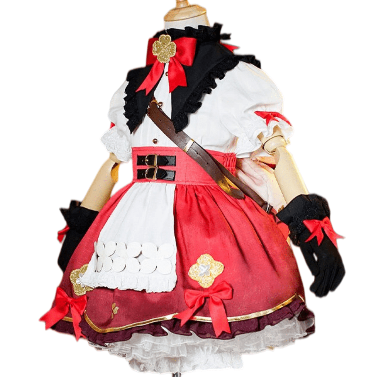 Genshin Impact Klee (Little Witch) Kids Cosplay Costume Set - Child - Sized Game Anime Outfit for Children - Coscosmos