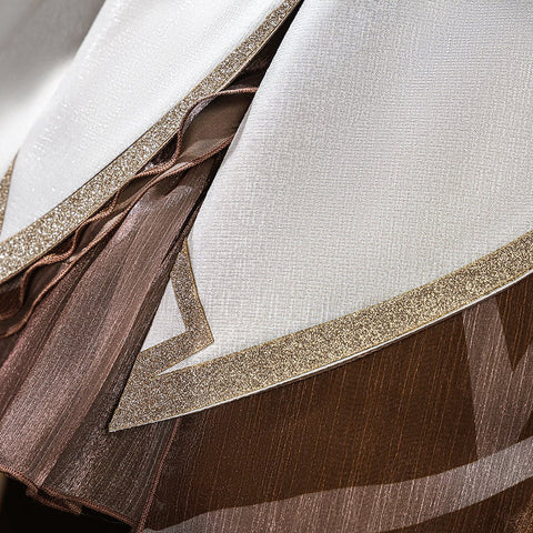 Genshin Impact Lumine Cosplay Costume, Traveler Outfit for Women, High Quality Game Suit - Coscosmos