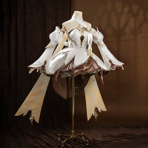 Genshin Impact Lumine Cosplay Costume, Traveler Outfit for Women, High Quality Game Suit - Coscosmos
