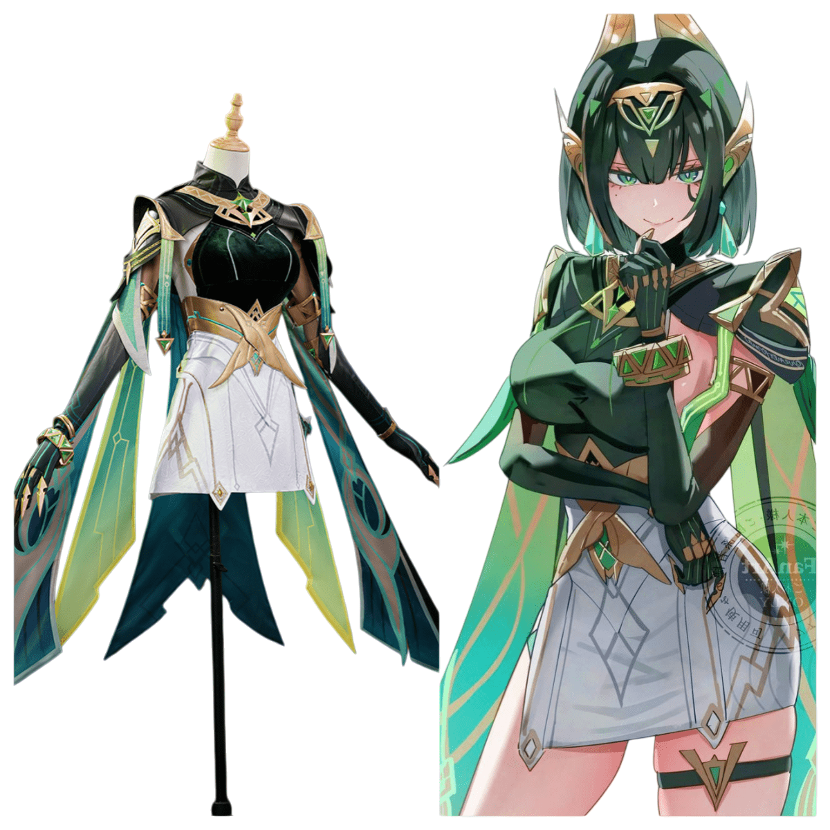 Genshin Impact Neuvillette Full Set Cosplay Costume Complete Official Outfit - Coscosmos