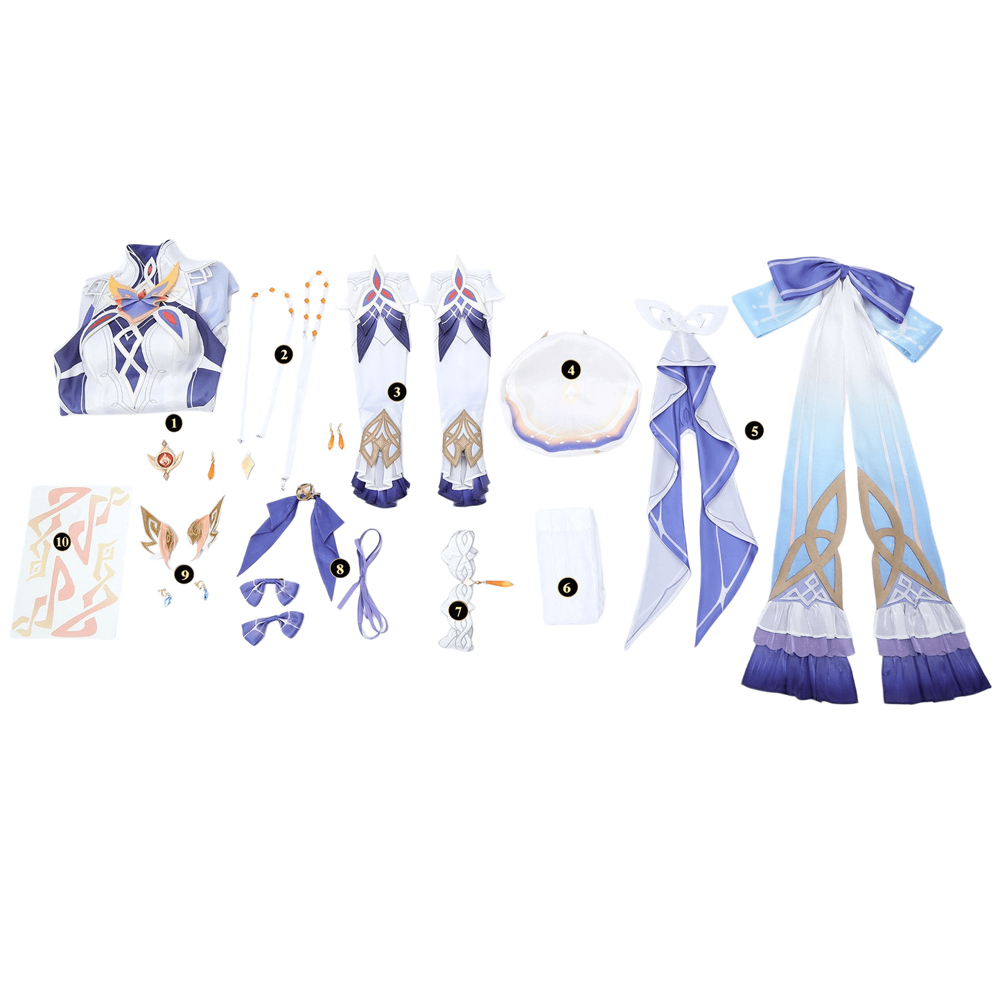 Genshin Impact Nicole (Hexenzirkel Code Name: N) Full Set Cosplay Costume - Witch Council Game Outfit - Coscosmos