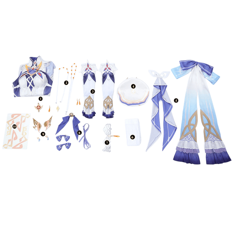 Genshin Impact Nicole (Hexenzirkel Code Name: N) Full Set Cosplay Costume - Witch Council Game Outfit - Coscosmos