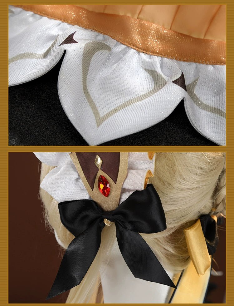 Genshin Impact Sandrone The Knave Cosplay Costume Dress Full Set for Women - Coscosmos