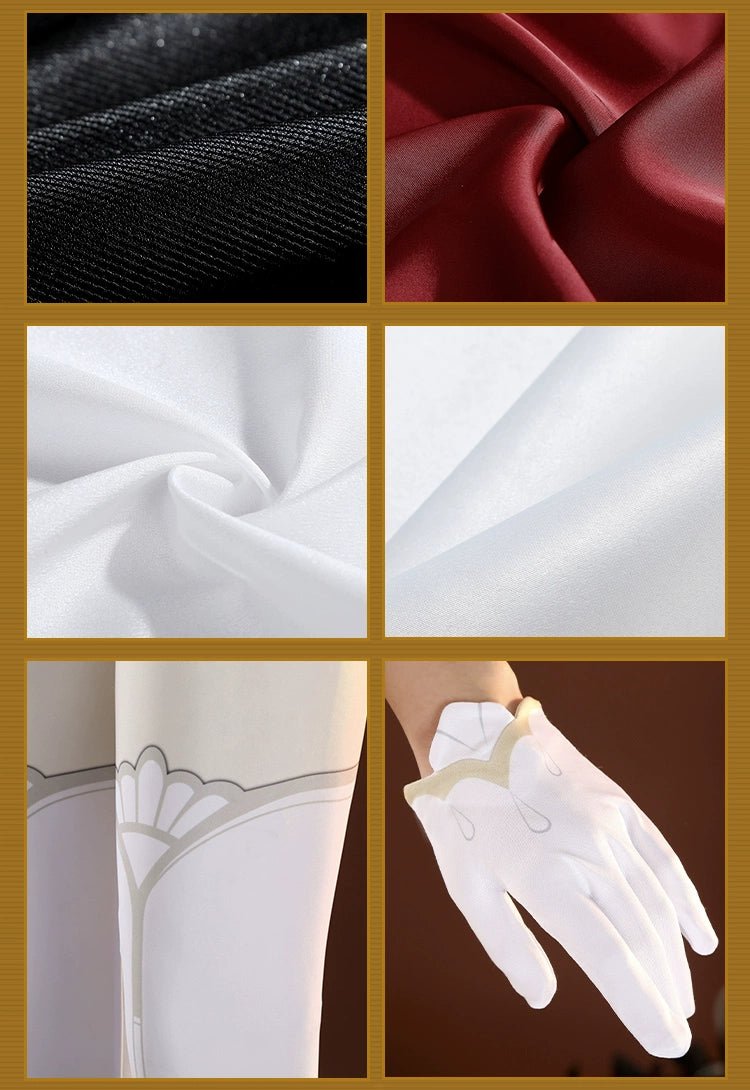 Genshin Impact Sandrone The Knave Cosplay Costume Dress Full Set for Women - Coscosmos