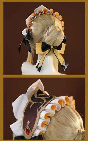 Genshin Impact Sandrone The Knave Cosplay Costume Dress Full Set for Women - Coscosmos