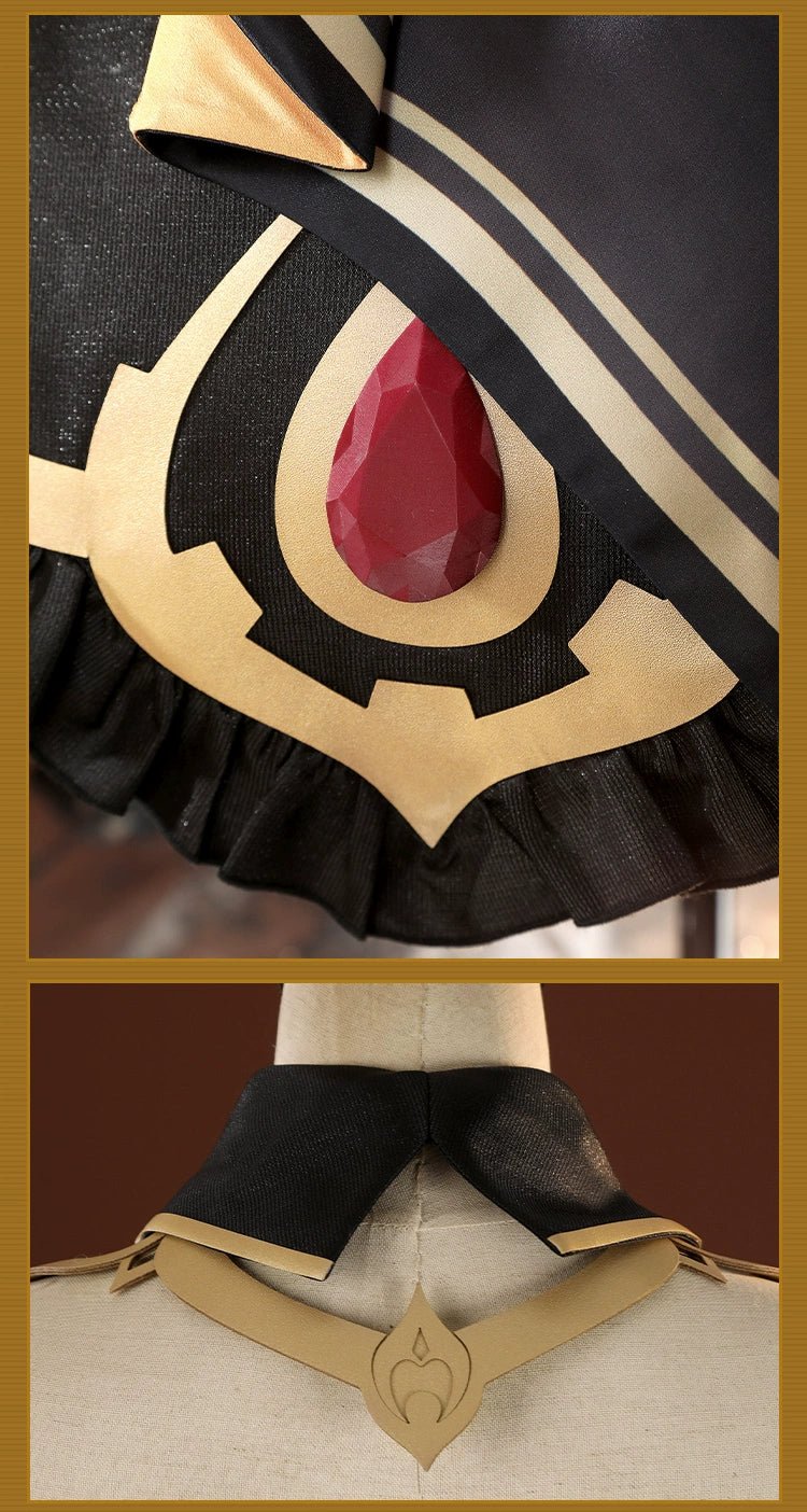 Genshin Impact Sandrone The Knave Cosplay Costume Dress Full Set for Women - Coscosmos