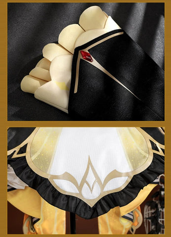 Genshin Impact Sandrone The Knave Cosplay Costume Dress Full Set for Women - Coscosmos