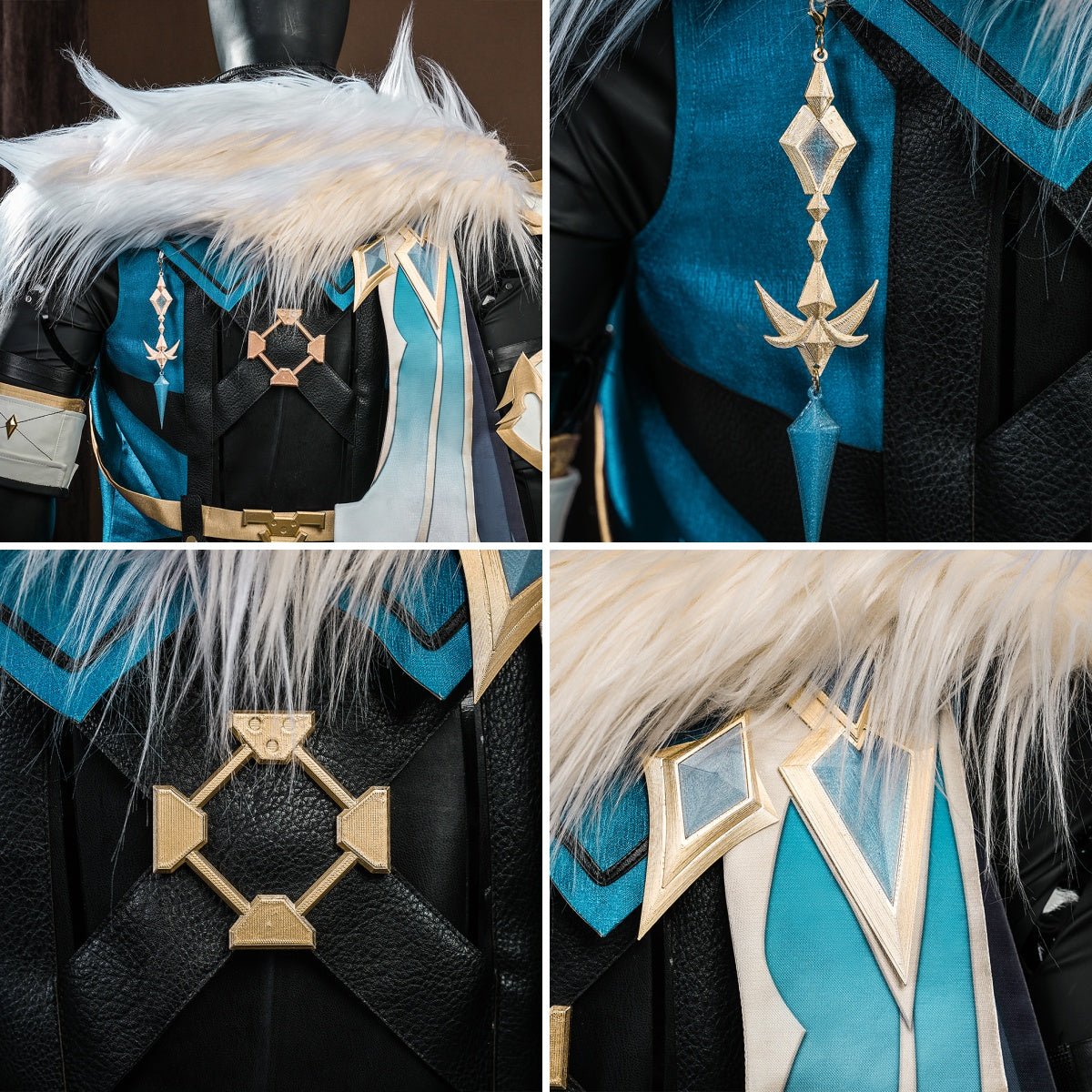 Genshin Impact Varka Full Set High Quality Cosplay Costume - Coscosmos