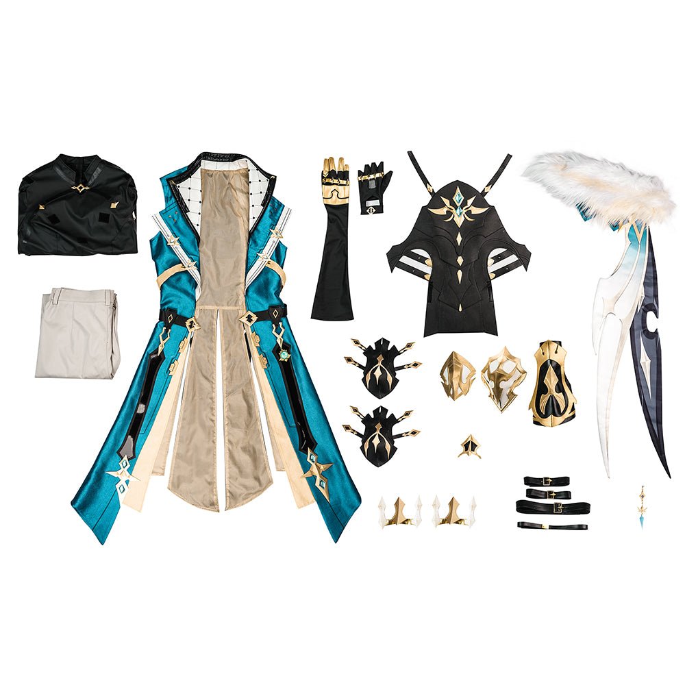 Genshin Impact Varka Full Set High Quality Cosplay Costume - Coscosmos