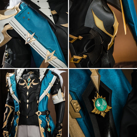 Genshin Impact Varka Full Set High Quality Cosplay Costume - Coscosmos