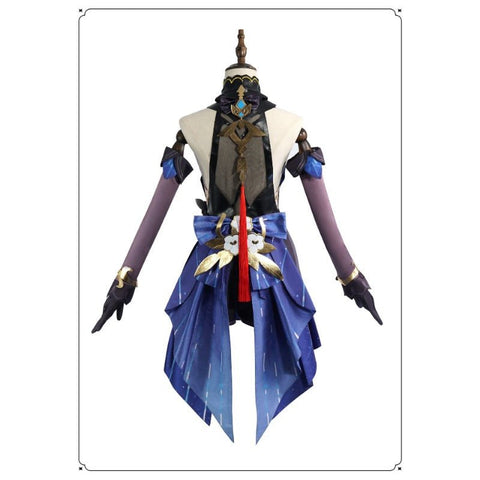 Genshin Impact Yaoyao Cosplay Costume - Misty Dungeon Ganyu Lantern Rite Skin - Coscosmos