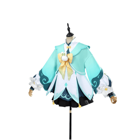 Genshin Impact Yaoyao - Lantern Rite "Bamboo Echoes in Rain" Cosplay Costume - Game Anime Outfit Cute Design - Coscosmos