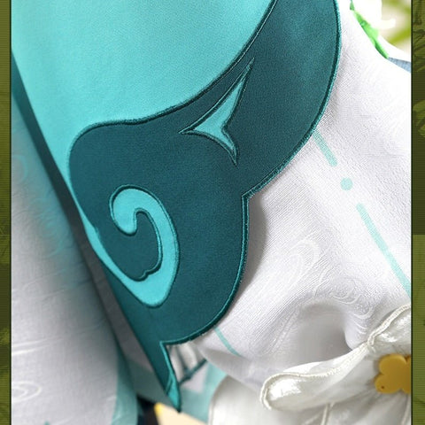 Genshin Impact Yaoyao - Lantern Rite "Bamboo Echoes in Rain" Cosplay Costume - Game Anime Outfit Cute Design - Coscosmos