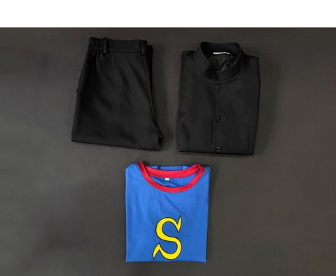 Gintama 3 - Z Class Sougo Okita Cosplay Costume - Complete Official Style Uniform Set - Coscosmos