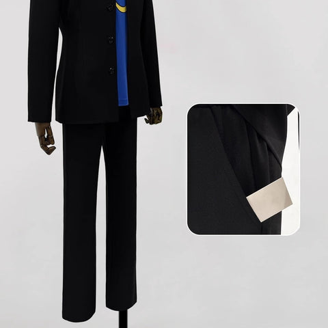 Gintama 3 - Z Class Sougo Okita Cosplay Costume - Complete Official Style Uniform Set - Coscosmos