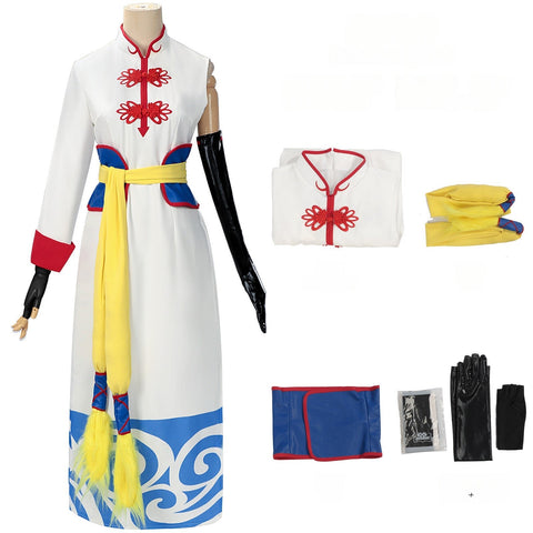 Gintama Kagura Cosplay Costume Silver Soul Battle Version Anime Game Role Play - Coscosmos