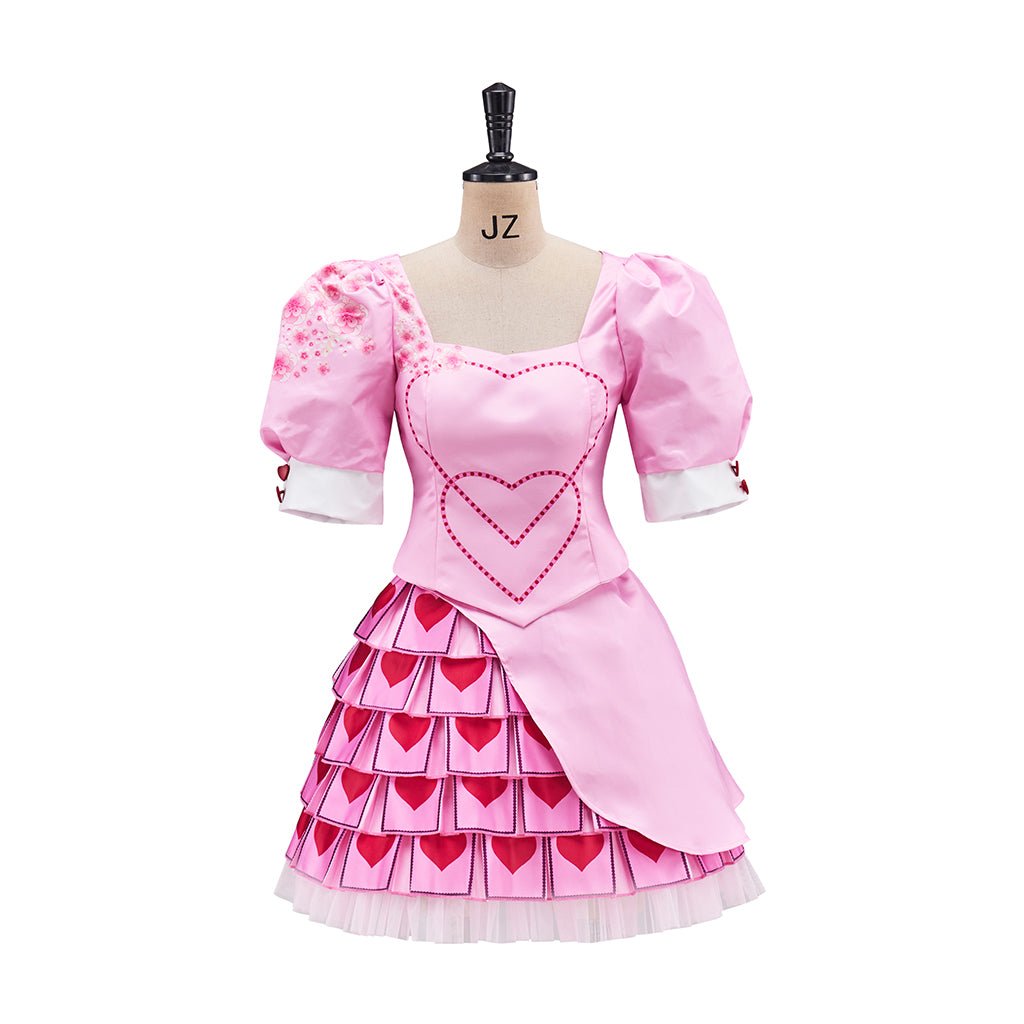 Girls Dresses D - Descendants 4 Red Cosplay Costume – Movie Princess Dress for Halloween & Carnival - Coscosmos