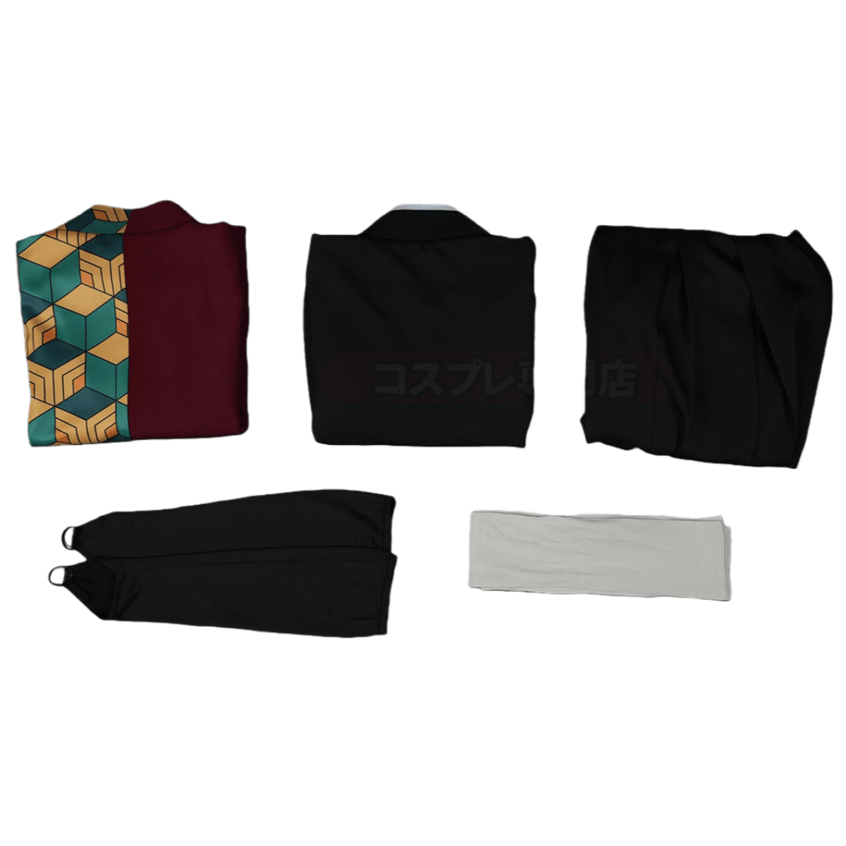 Giyu Tomioka Demon Slayer Cosplay Costume - Old Sword Style Kimono Uniform Full Set - Coscosmos