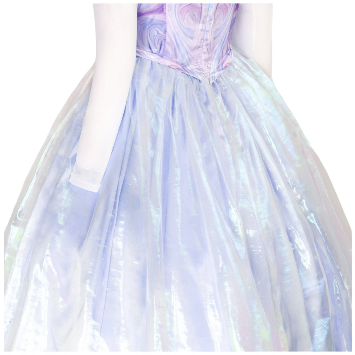 Glinda the Good Witch Cosplay Costume from Wicked: Part Two - Elegant Long Dress for Women - Coscosmos