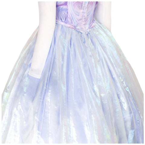 Glinda the Good Witch Cosplay Costume from Wicked: Part Two - Elegant Long Dress for Women - Coscosmos