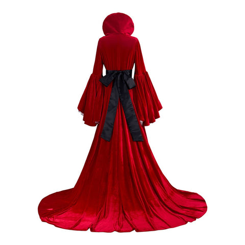 Gone with the Wind Red Dress Cosplay Costume – Scarlett O’Hara Outfit for Halloween & Cosplay - Coscosmos