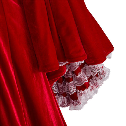 Gone with the Wind Red Dress Cosplay Costume – Scarlett O’Hara Outfit for Halloween & Cosplay - Coscosmos