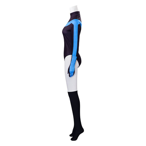 Gotham Knights Nightwing Women's Bodysuit Roleplay Costume - Coscosmos