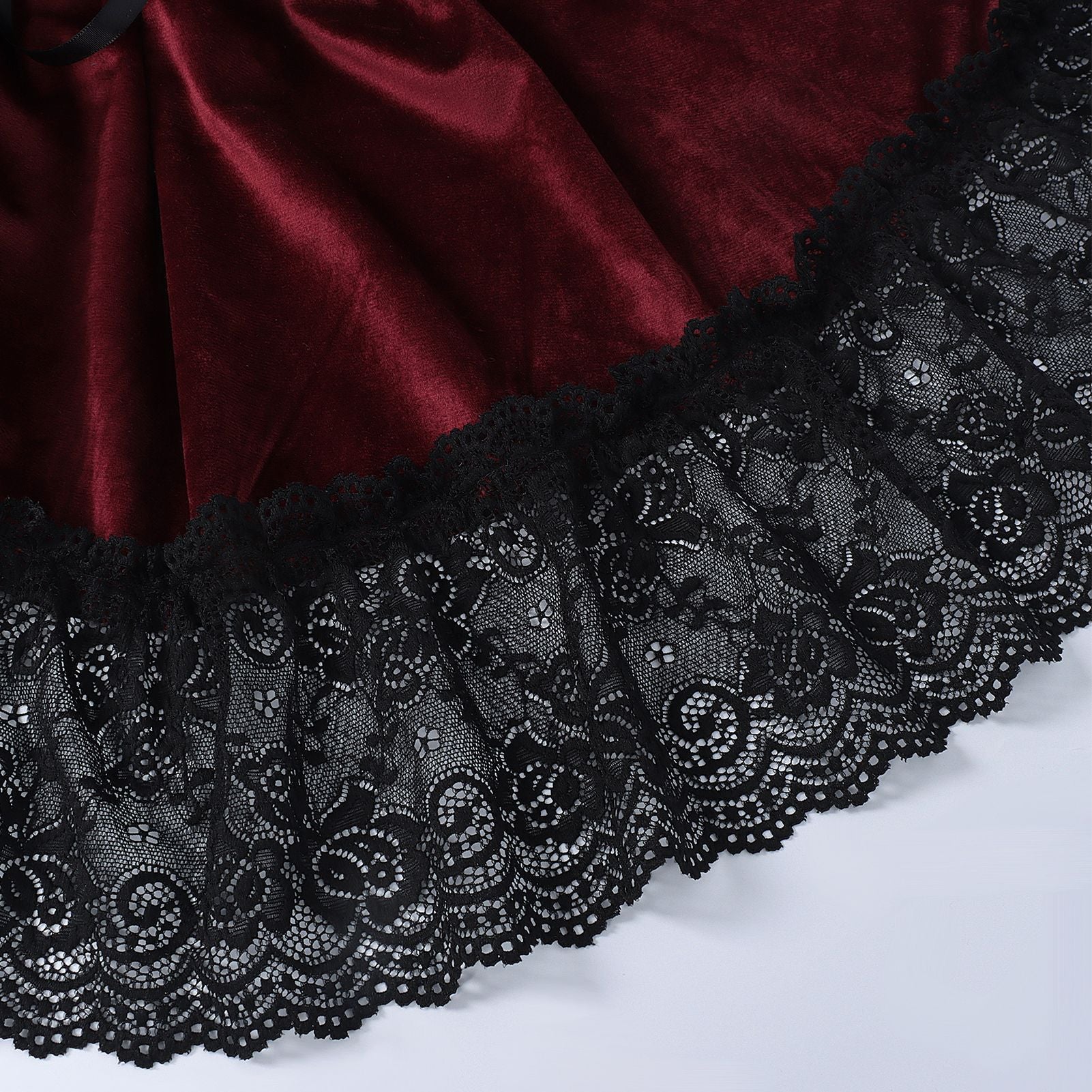 Gothic Dark Fantasy Vampire Duchess Cosplay Costume for Halloween Party Role Play - Coscosmos