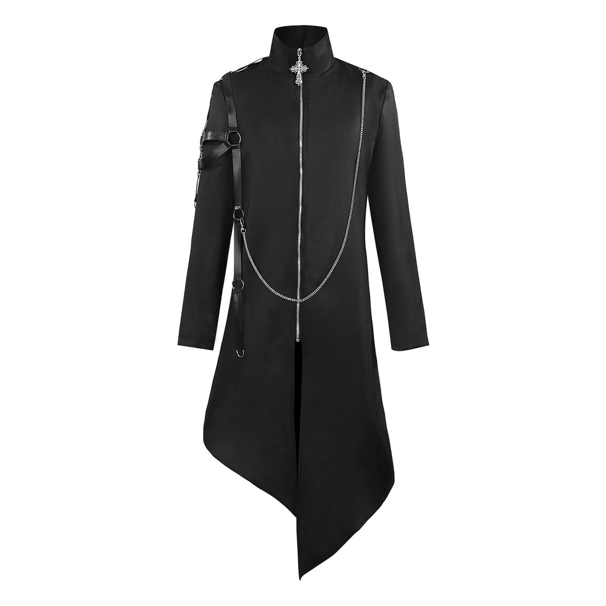 Gothic Medieval Tailcoat for Men - Perfect for Halloween and Cosplay - Coscosmos