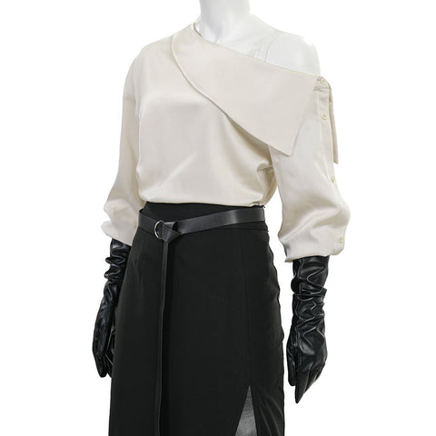 Grace Ashcroft Film Noir Outfit Cosplay Costume from Resident Evil 9 Requiem - Coscosmos