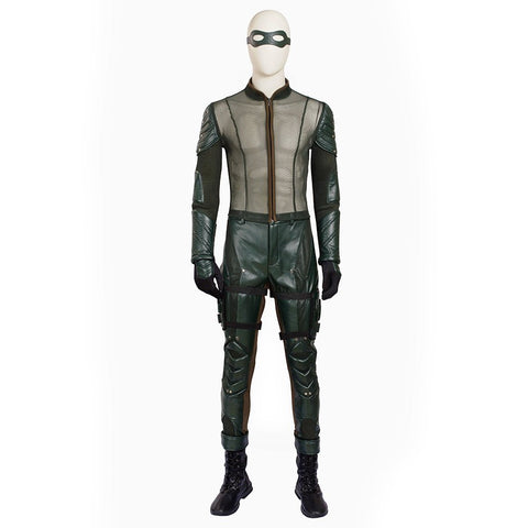 Green Arrow Season 5 Oliver Queen Cosplay Costume - High Quality TV Series Outfit - Coscosmos