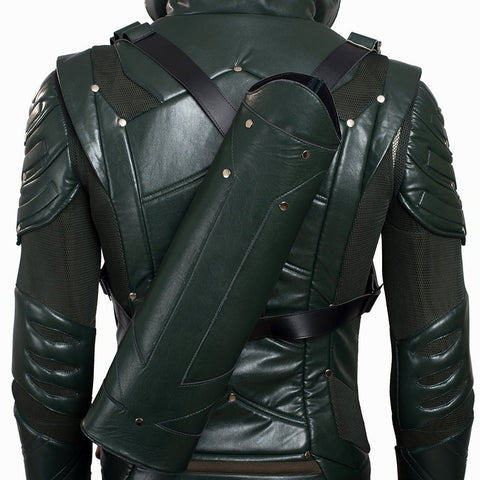 Green Arrow Season 5 Oliver Queen Cosplay Costume - High Quality TV Series Outfit - Coscosmos