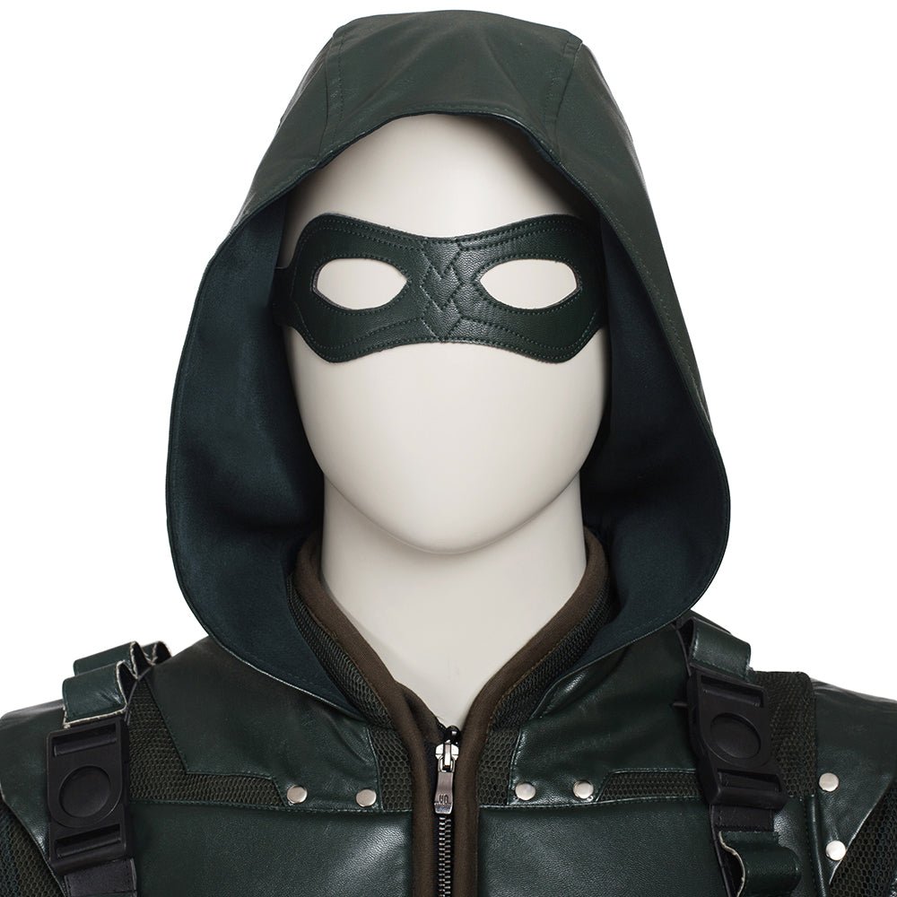 Green Arrow Season 5 Oliver Queen Cosplay Costume - High Quality TV Series Outfit - Coscosmos