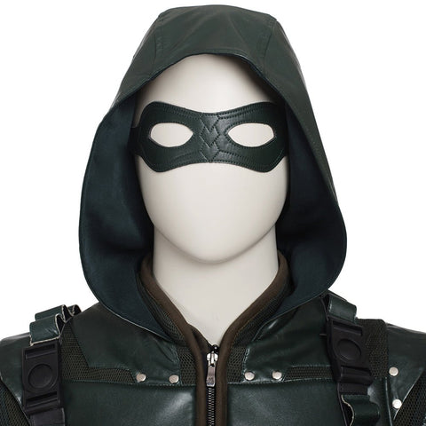 Green Arrow Season 5 Oliver Queen Cosplay Costume - High Quality TV Series Outfit - Coscosmos