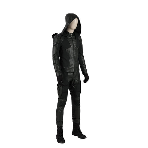 Green Arrow Season 8 Oliver Queen Cosplay Costume - Premium Quality TV Series Outfit - Coscosmos