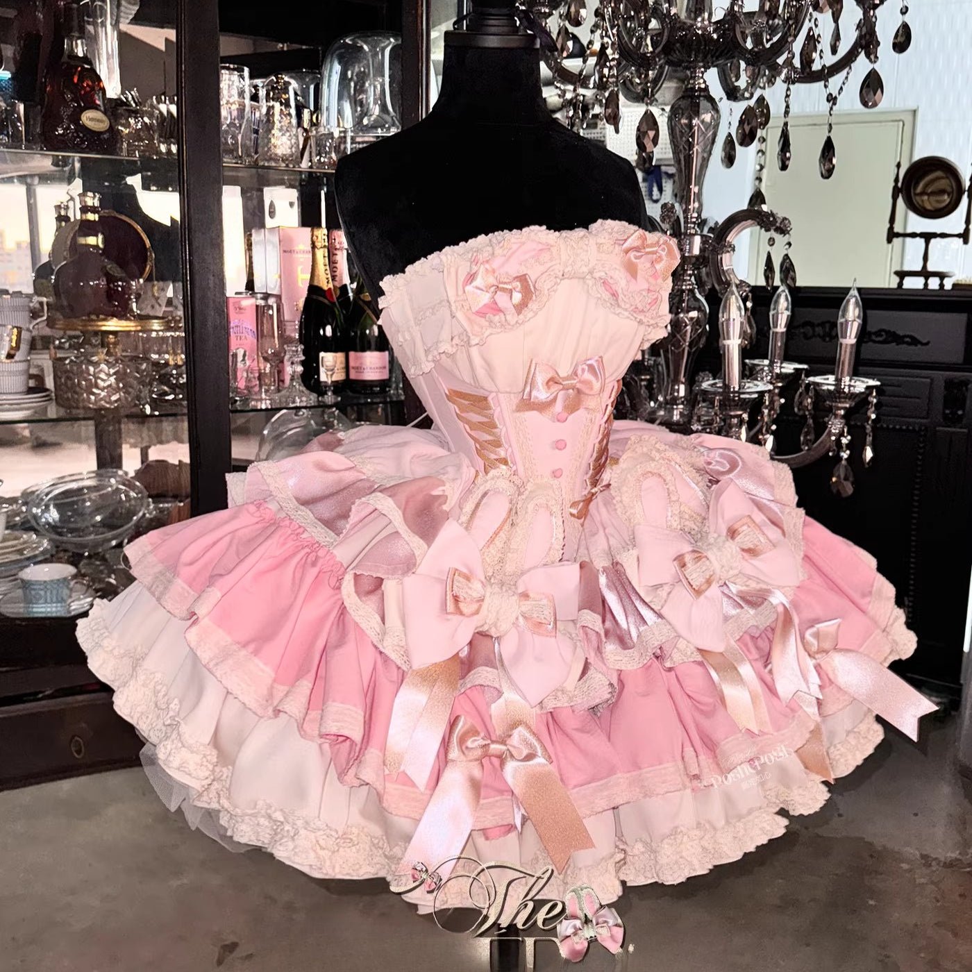 Green,Pink Rabbit Off - the - Shoulder Feather Sequin Mini Dress - Elegant Mesh Tube Top Gown for Birthday Party, Performance Costume & Celebrity Stage Wear - Coscosmos