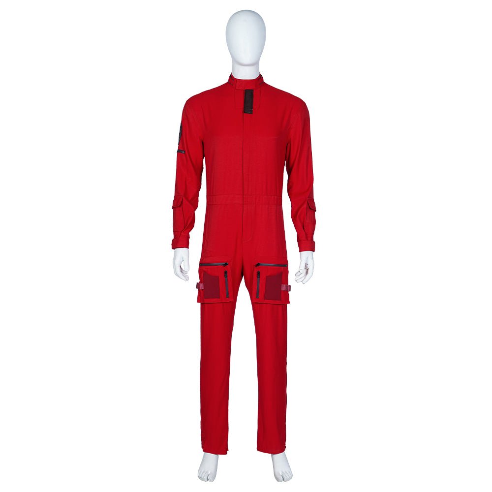 Guardians of the Galaxy 3 Peter Quill Red Jumpsuit - Official Star - Lord Cosplay Costume - Coscosmos