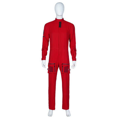 Guardians of the Galaxy 3 Peter Quill Red Jumpsuit - Official Star - Lord Cosplay Costume - Coscosmos