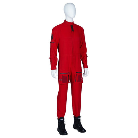 Guardians of the Galaxy 3 Peter Quill Red Jumpsuit - Official Star - Lord Cosplay Costume - Coscosmos