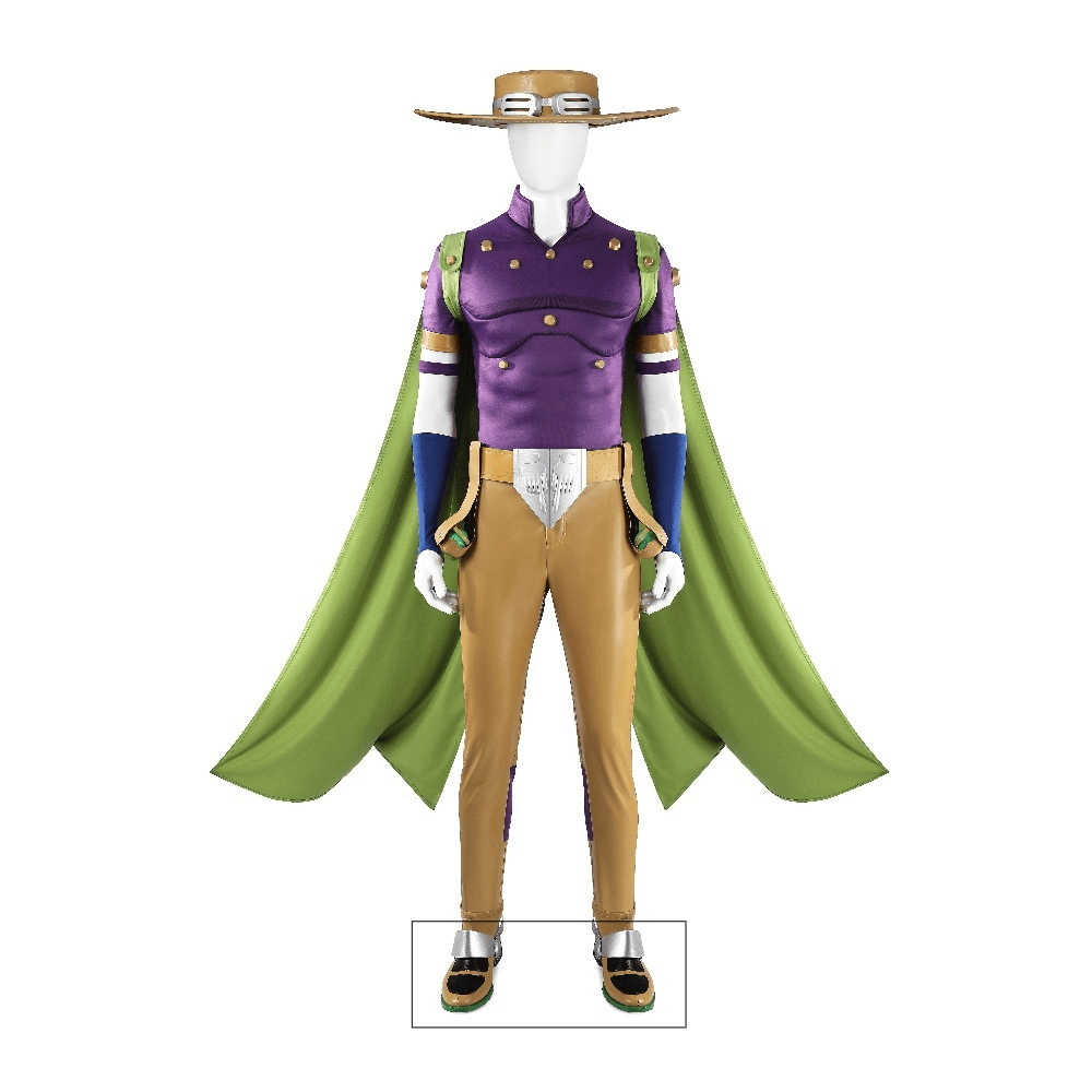 Gyro Zeppeli Cosplay Costume JoJo’s Bizarre Adventure Steel Ball Run Anime Outfit - Coscosmos