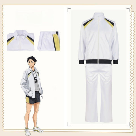 Haikyuu!! Cosplay Costume - Oikawa Tooru Seijoh Nekoma Fukurodani High School Volleyball Anime Outfit Full Set - Coscosmos