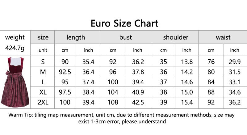 Halloween Carnival German Oktoberfest Costume Sizing Fleece Suspenders Pants Suit Bavarian Women's Clothing - Coscosmos