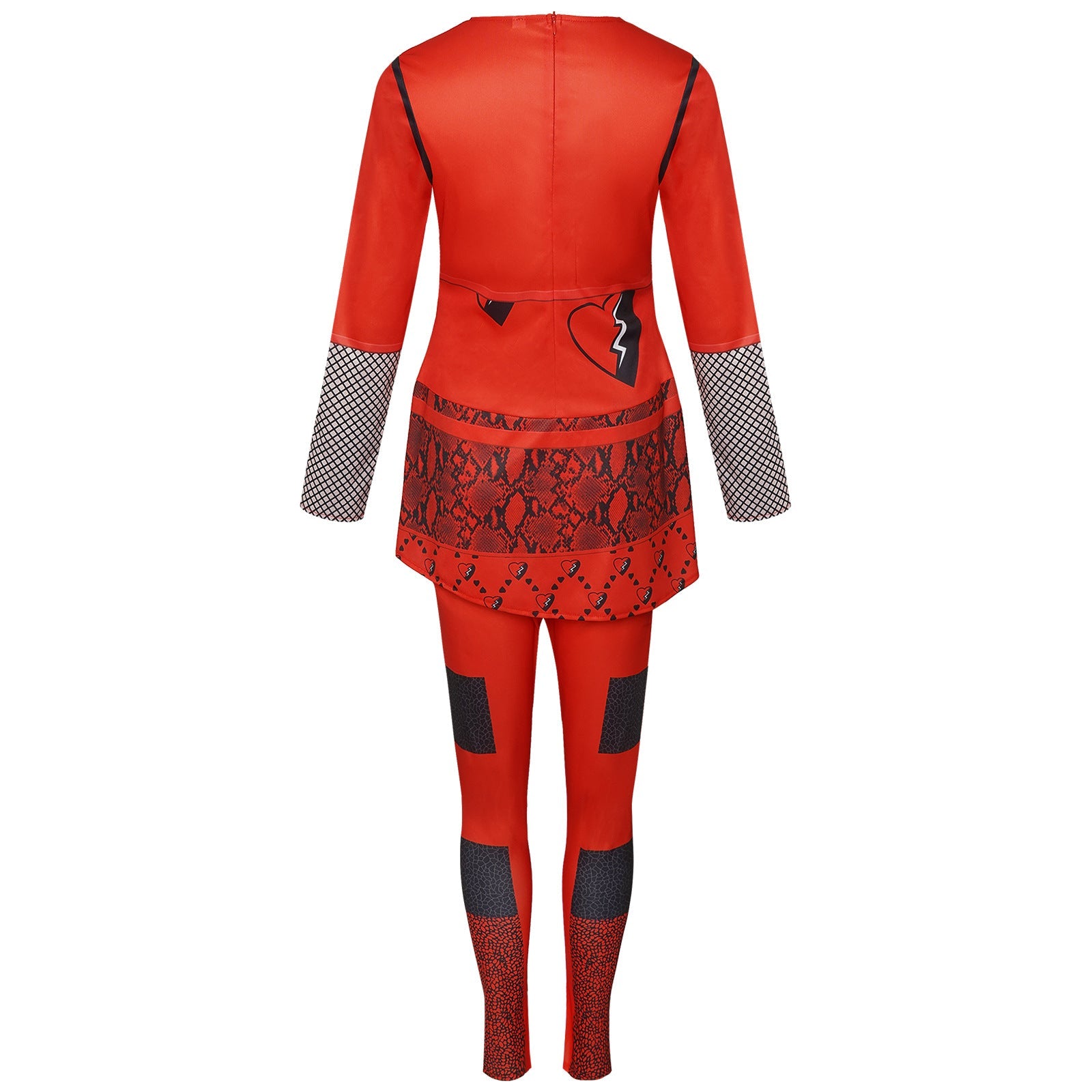 Halloween Descendants 4 Red Princess Dress Cosplay Costume - Coscosmos