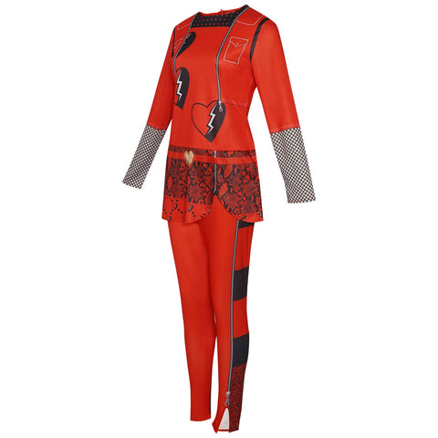 Halloween Descendants 4 Red Princess Dress Cosplay Costume - Coscosmos