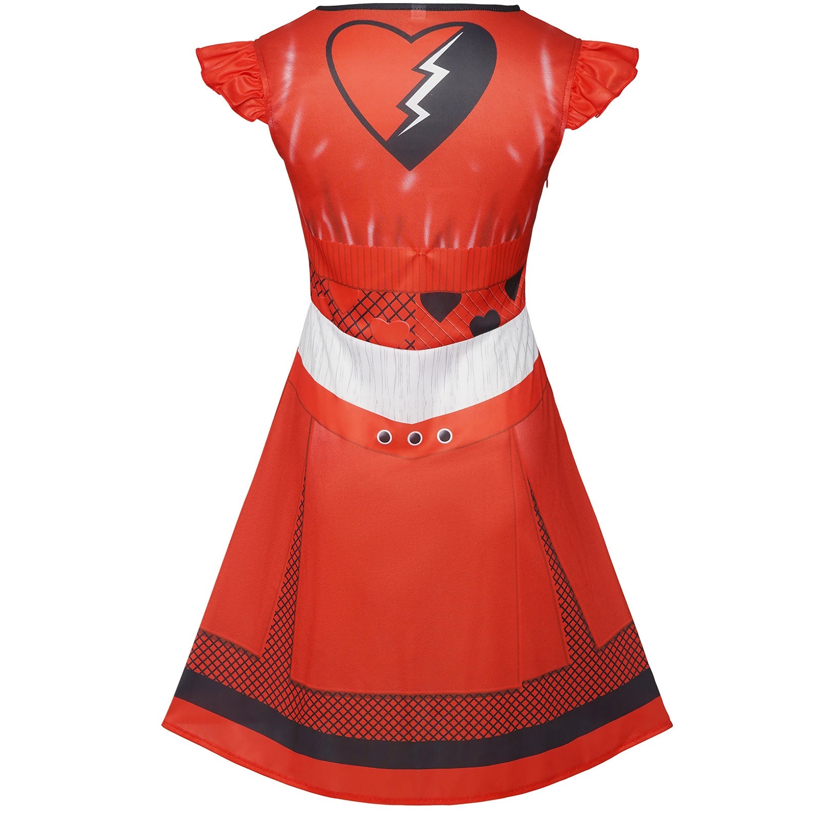 Halloween Descendants 4 Red Princess Dress Cosplay Costume - Coscosmos
