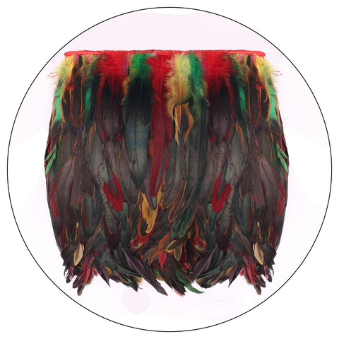 Halloween Feather Cape Cloak Costume Accessory for Cosplay and Parties - Coscosmos